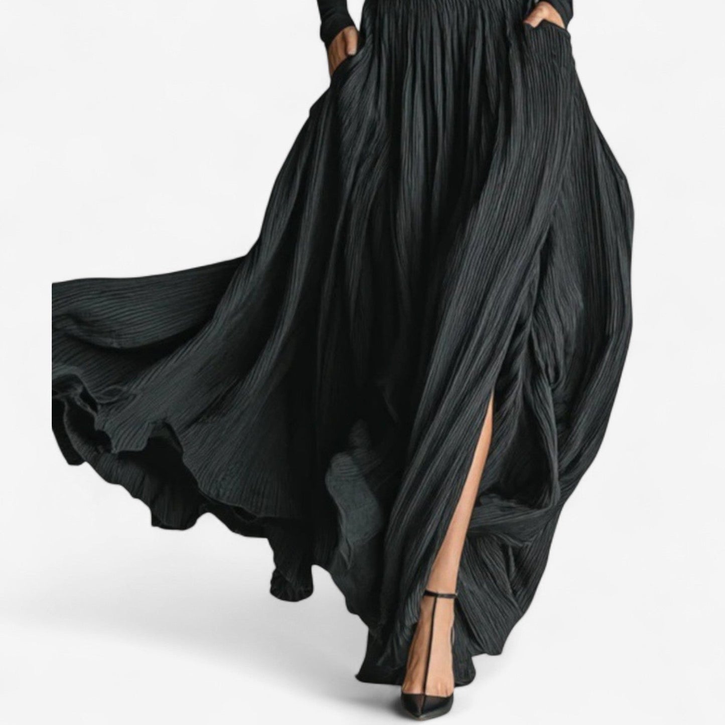 Edith - Raquel – Robe maxi taille haute