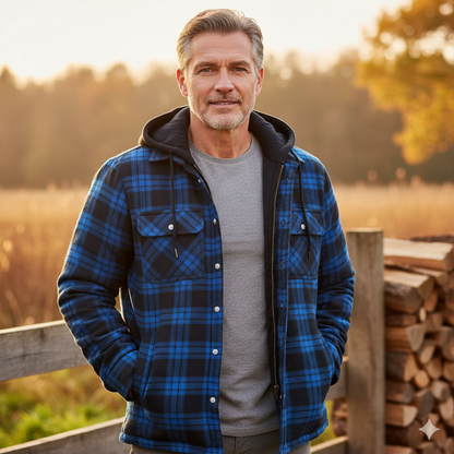 Marcel – Manteau Homme Chaud en Mélange de Laine Premium