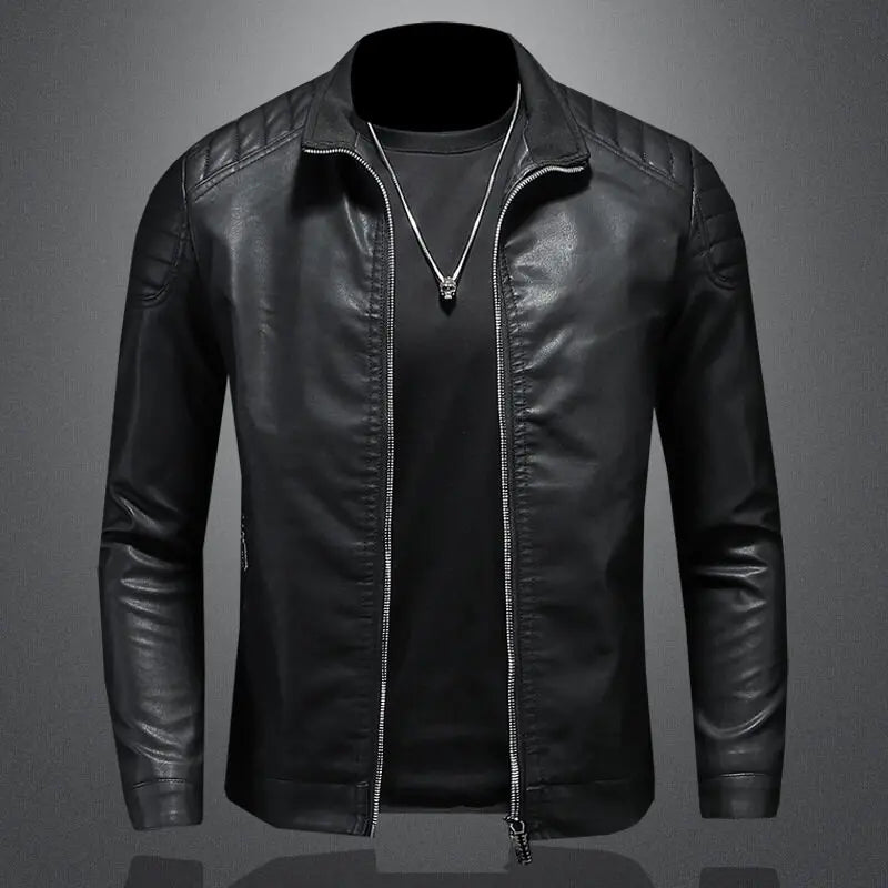 Nolan - Veste en cuir premium