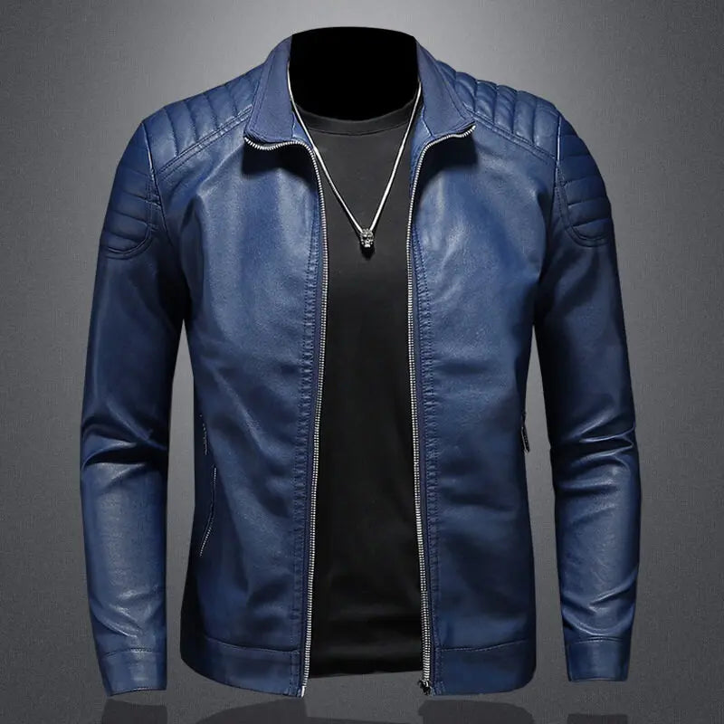 Nolan - Veste en cuir premium