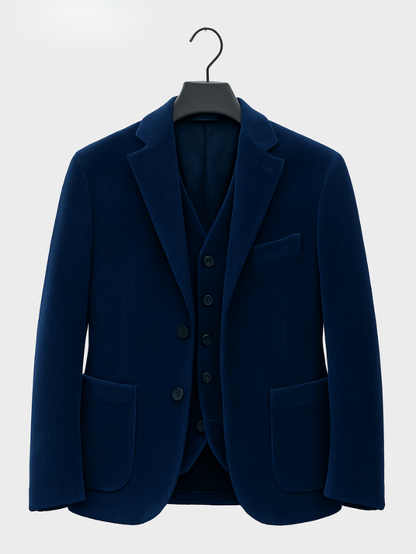 Shelby™ | Ensemble 2 pièces : blazer et gilet en velours