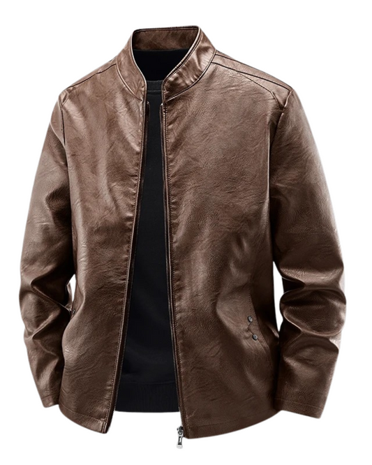 Adrien - Blouson de moto en cuir