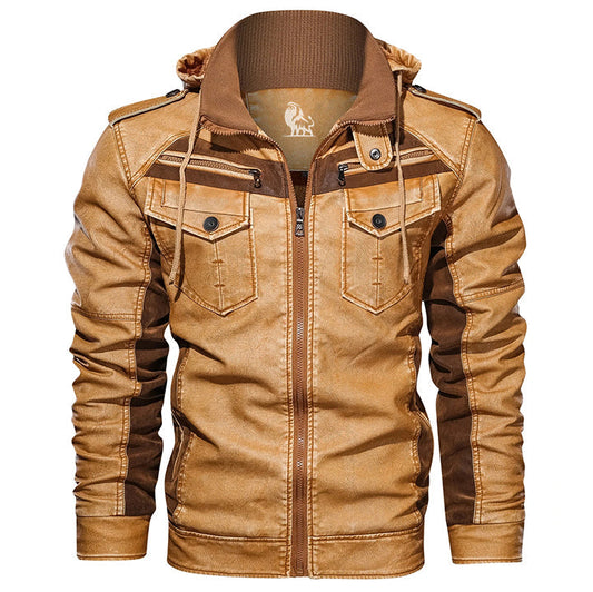 Lucien - Veste en Cuir Sauvage