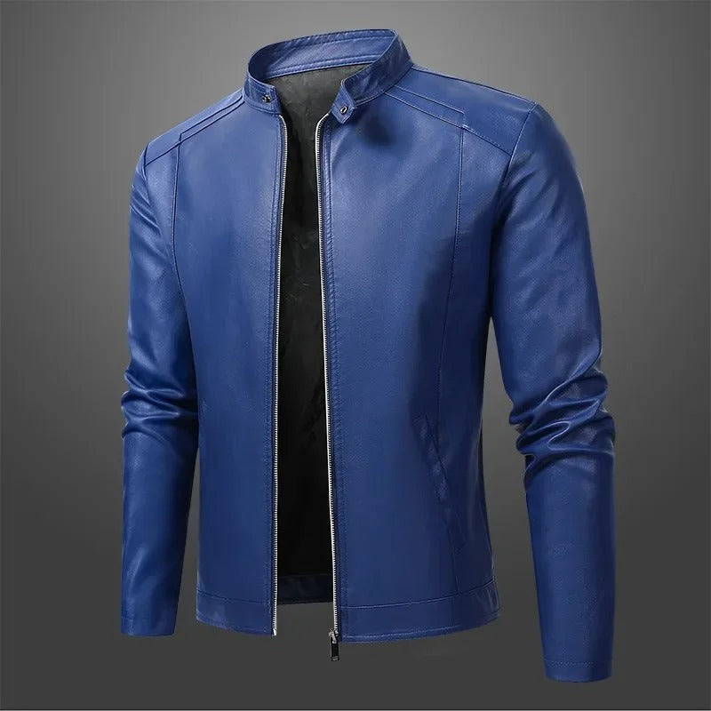 Arthur - Blouson biker en cuir élégant pour hommes