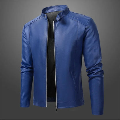 Arthur - Blouson biker en cuir élégant pour hommes