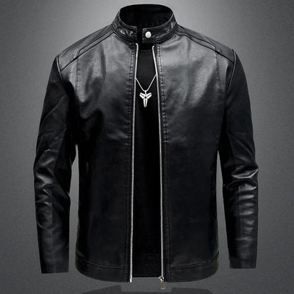 Arthur - Blouson biker en cuir élégant pour hommes