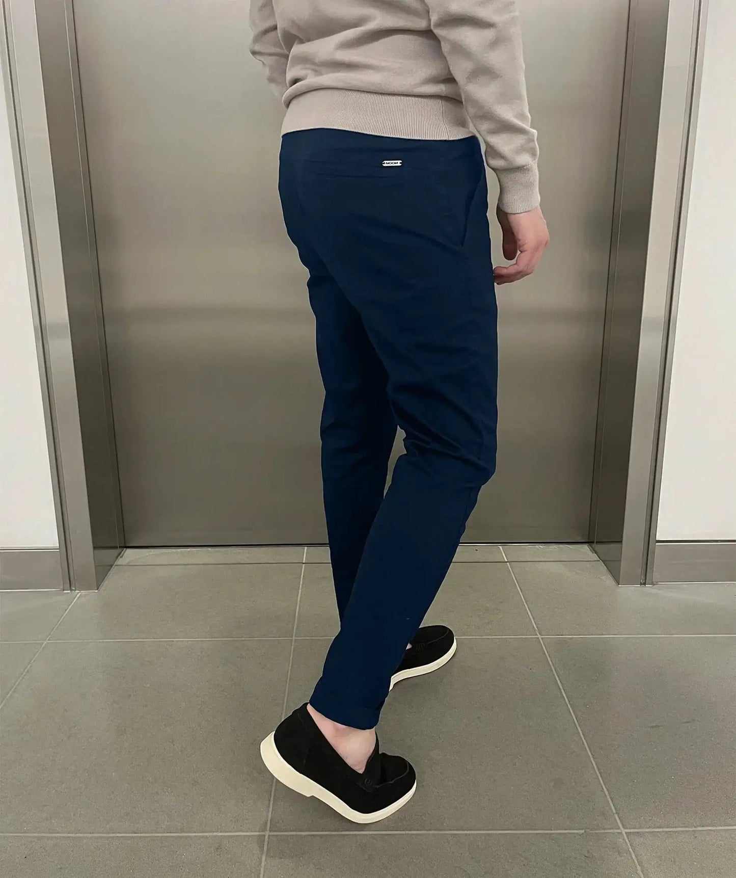 Maxime | Pantalons chino élastiques slim de luxe