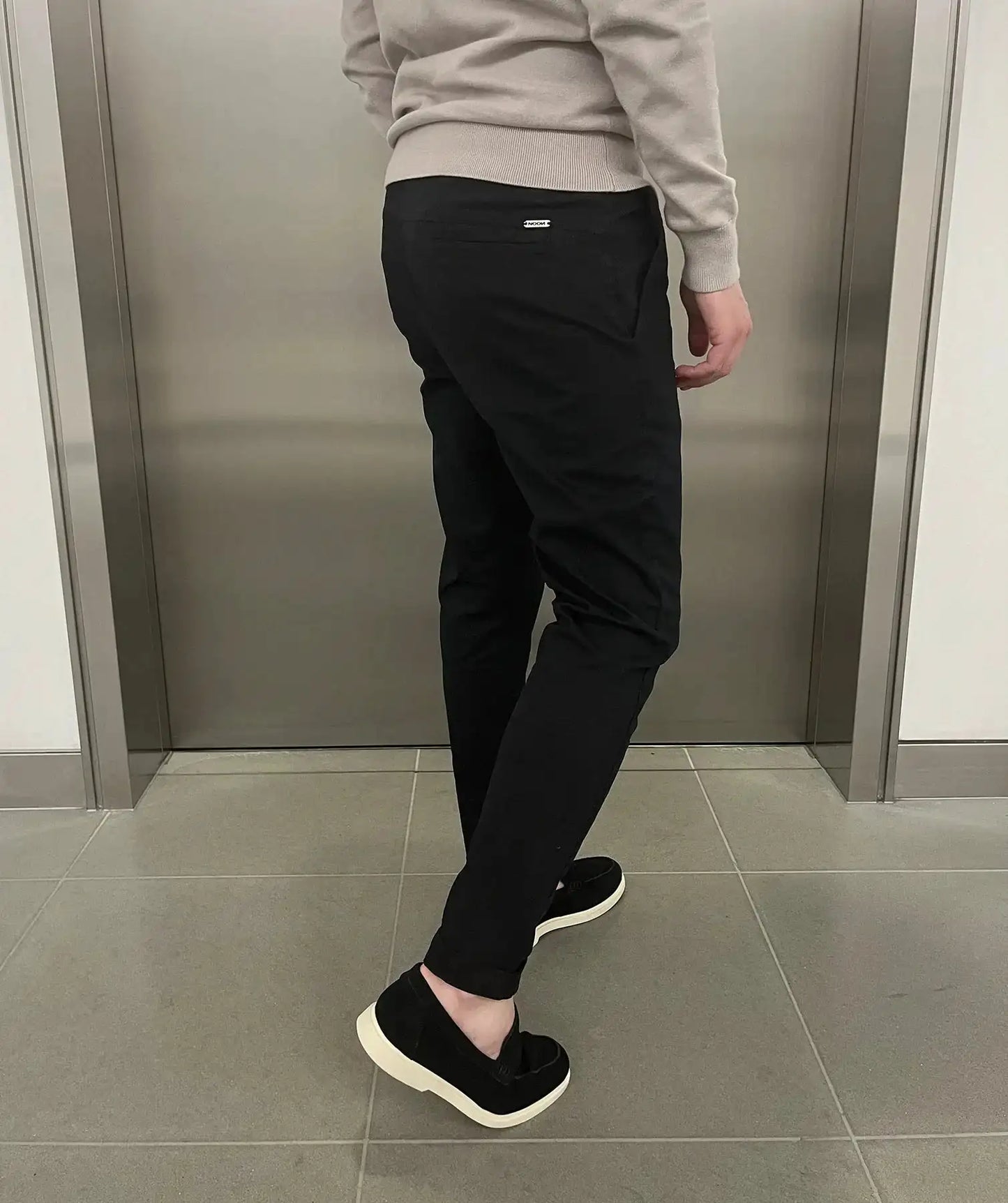 Maxime | Pantalons chino élastiques slim de luxe
