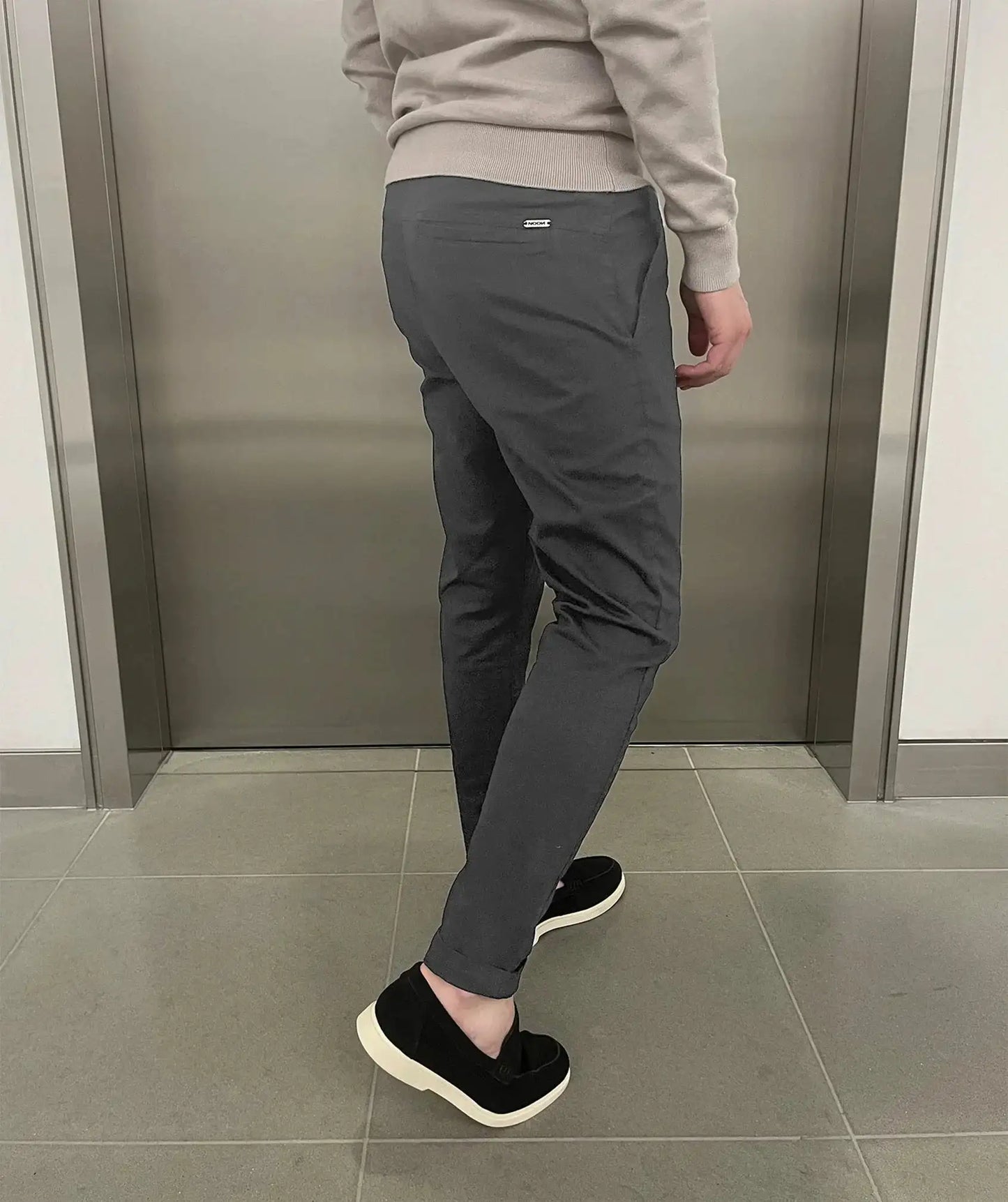 Maxime | Pantalons chino élastiques slim de luxe