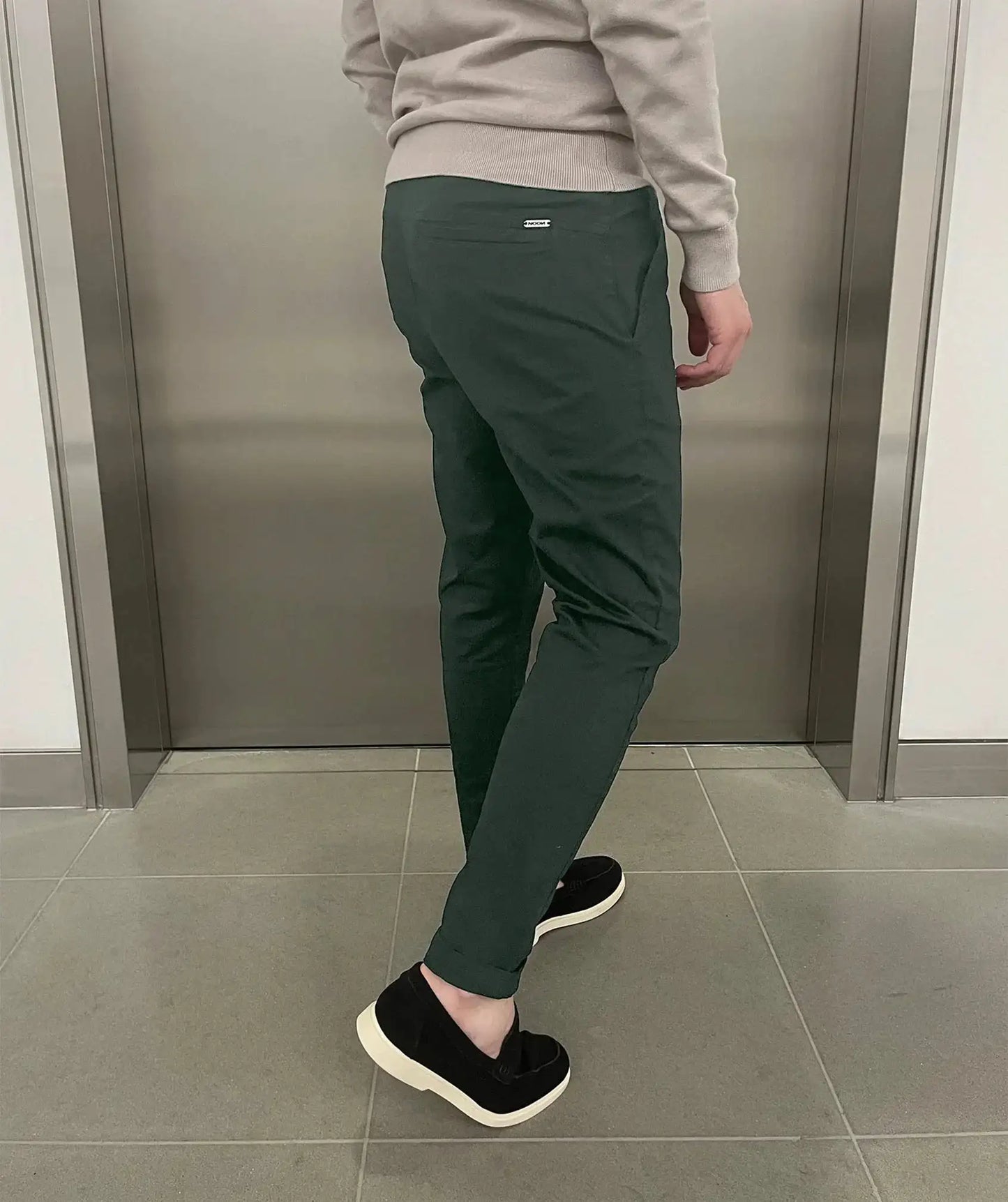 Maxime | Pantalons chino élastiques slim de luxe