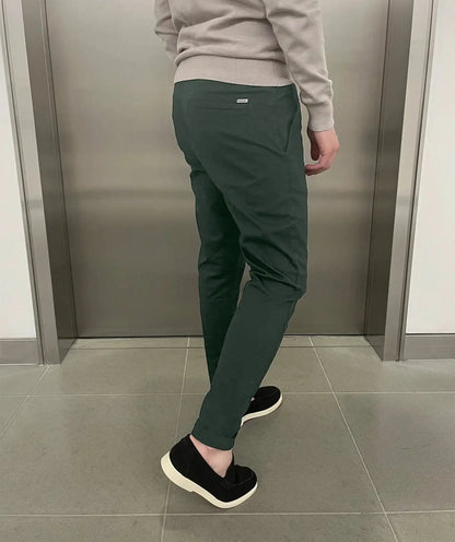 Maxime | Pantalons chino élastiques slim de luxe
